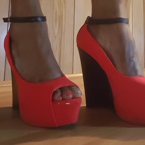 Ladies wedge heels - Picture 6 of 8